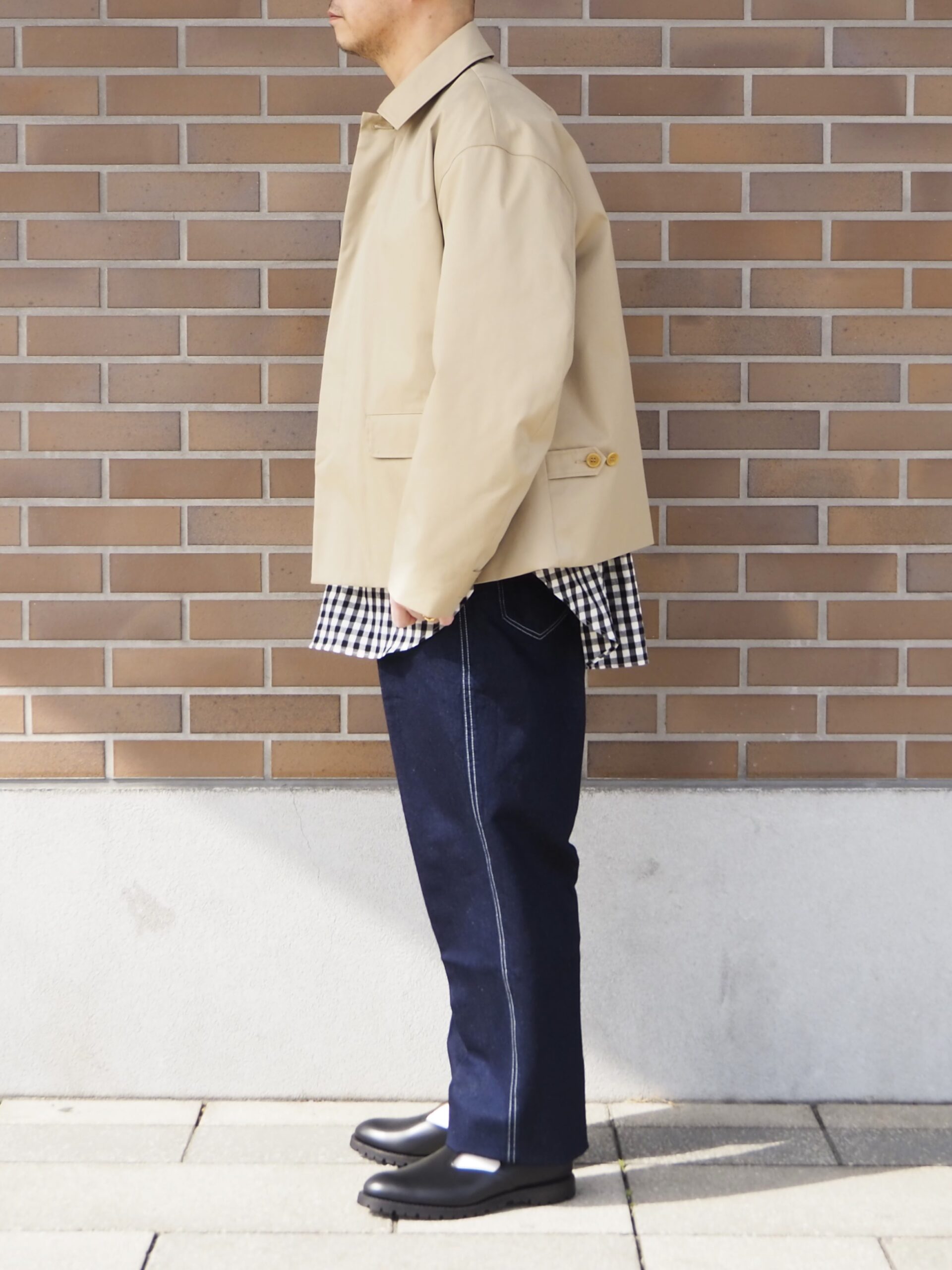 WEWILL CROPPED　　BALMACAAN COAT ウィーウィル バルマカーンコート c